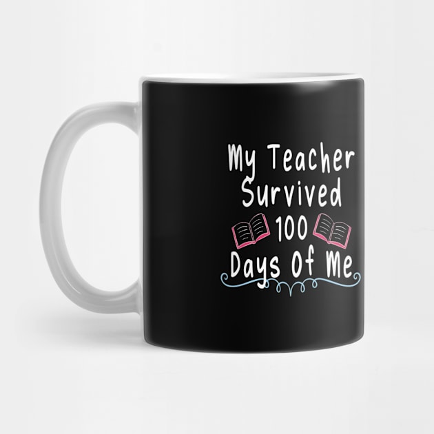 My Teacher Survived 100 Days Of Me / 100th Day of Virual School / 100 Days of School / Virtual Learning / Cute Gift for Boys and Girls / Students / Virual Teacher by First look